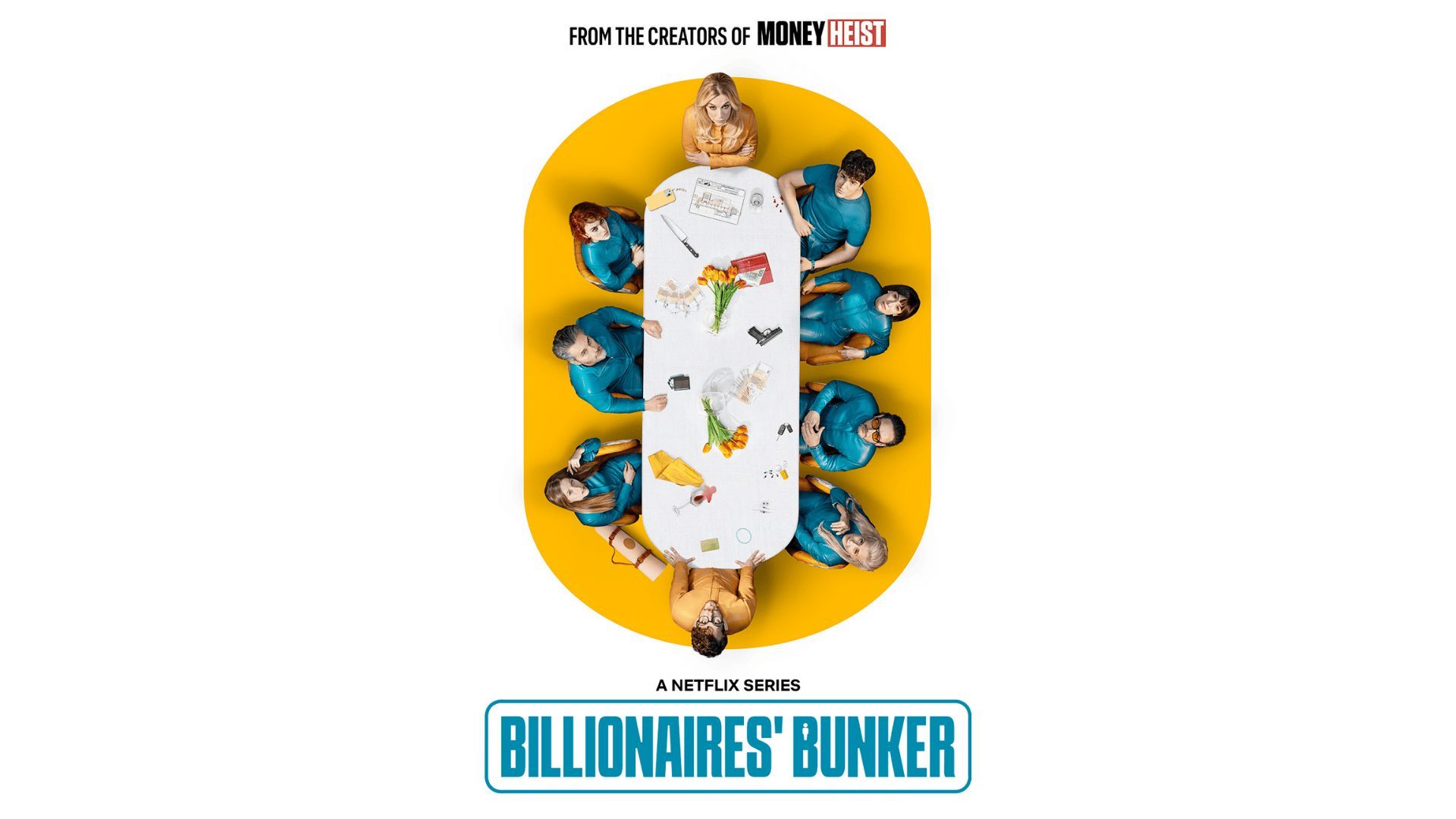 Promotional poster for Billionaires