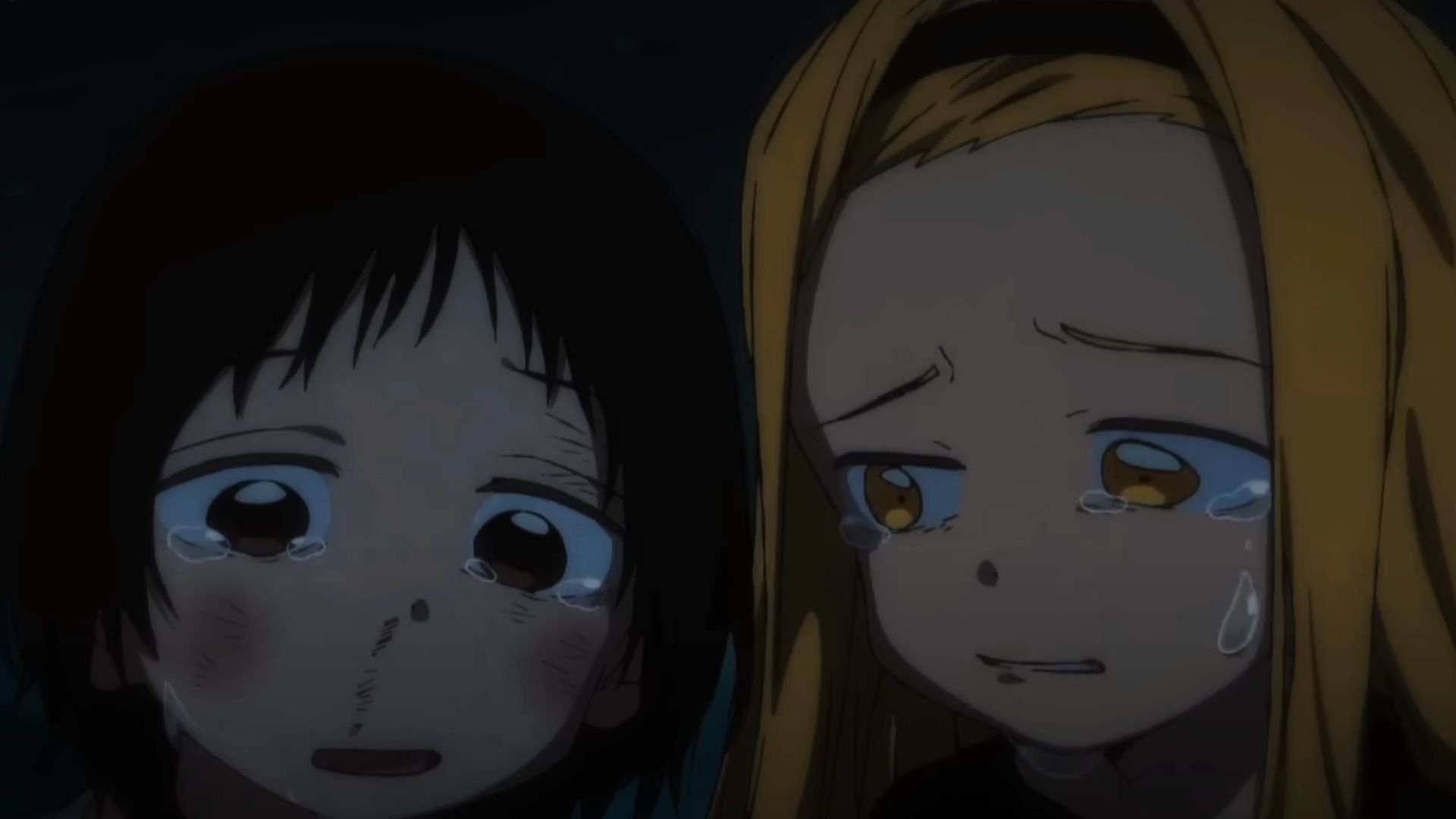 Shizuka and Marina become friends at the end (Image Source: Studio ENISHIYA)