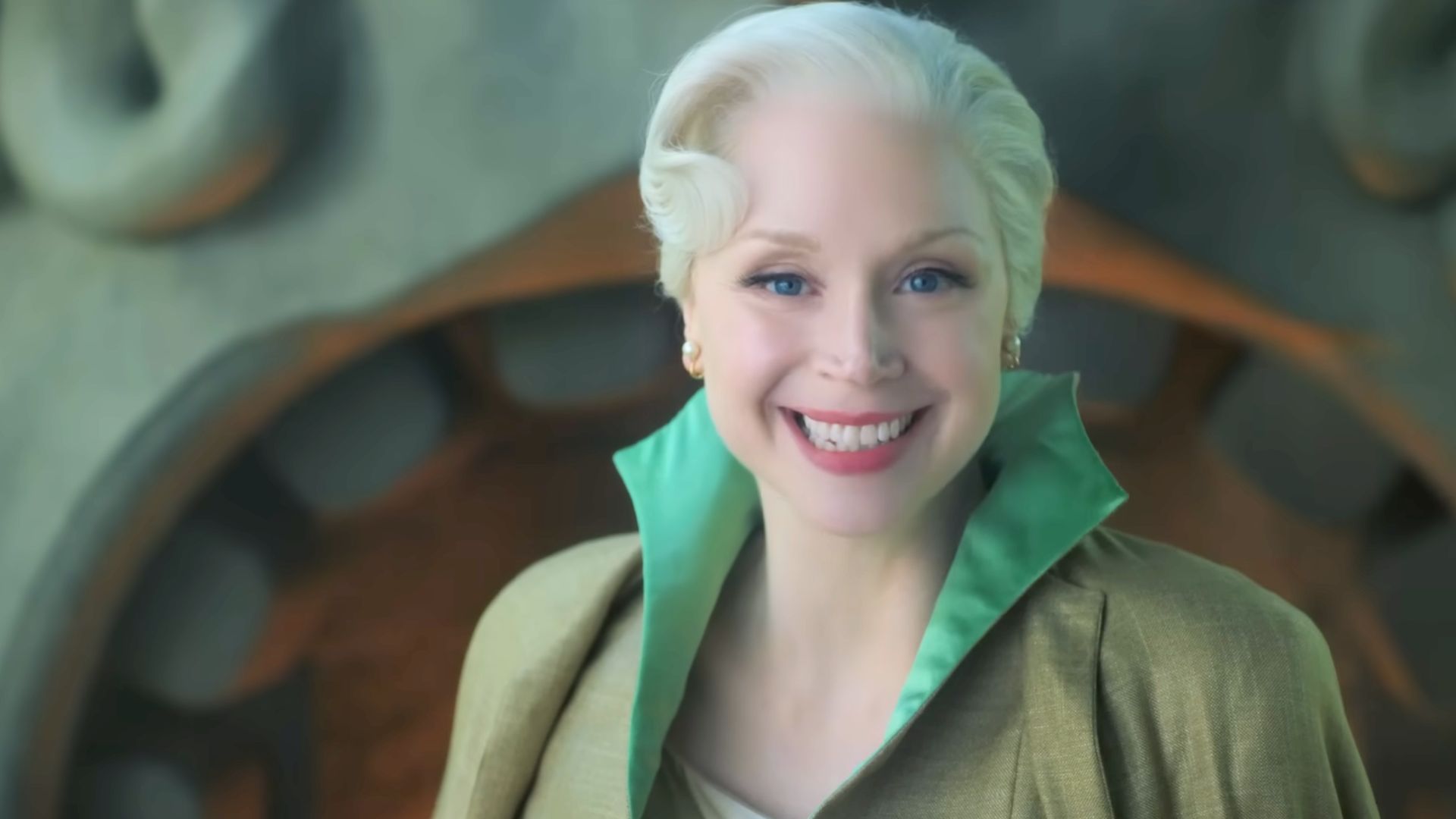 Gwendoline Christie in Wednesday | Image via YouTube/Netflix