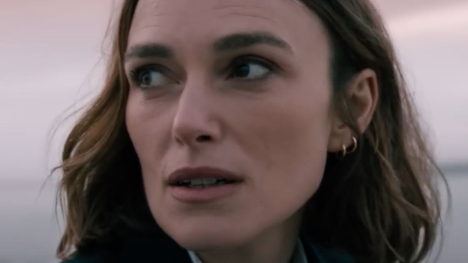 A still from The Woman in Cabin 10, featuring Keira Knightley 