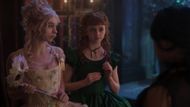 Enid and Agnes in the Nevermore Gala (Image via Netflix)