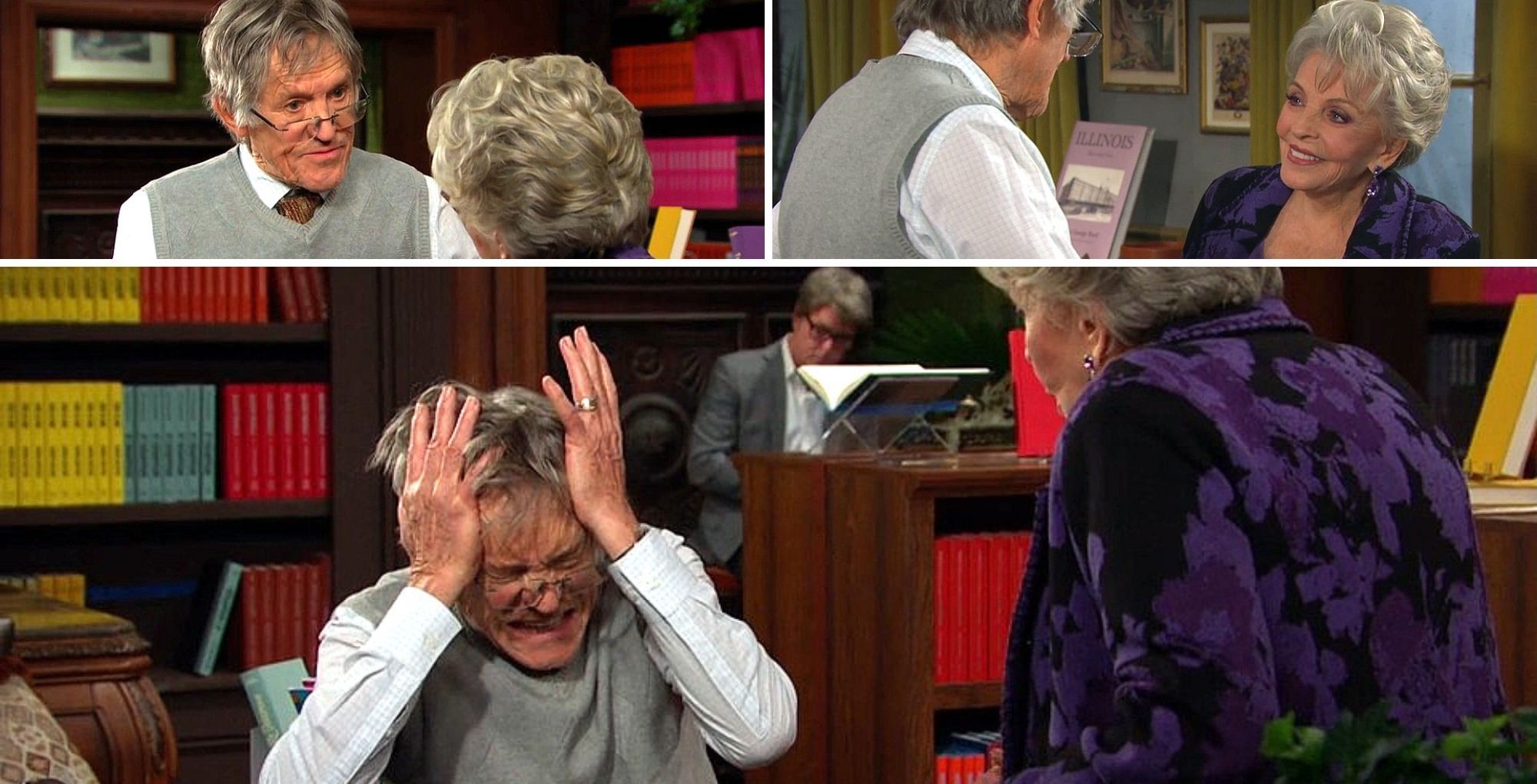 Days of Our Lives&#039; Foster and julie. | Image Source: Peacock