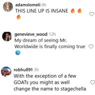 Fans react to their 2026 lineup. (Image via Instagram/@stagecoach)