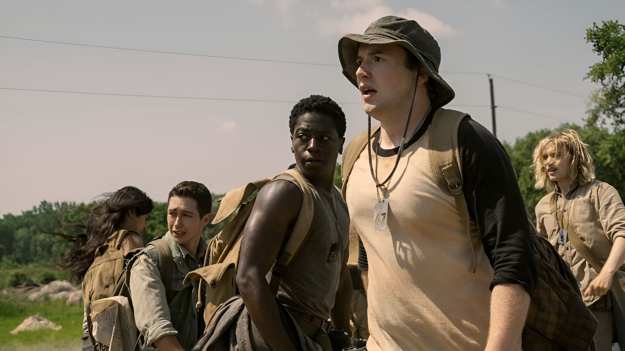 David Jonsson and Cooper Hoffman in The Long Walk (Image via YouTube/Lionsgate Movies)