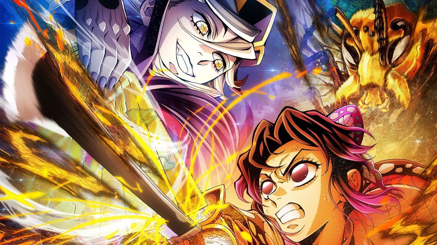 Key visual from Demon Slayer: Infinity Castle movie
