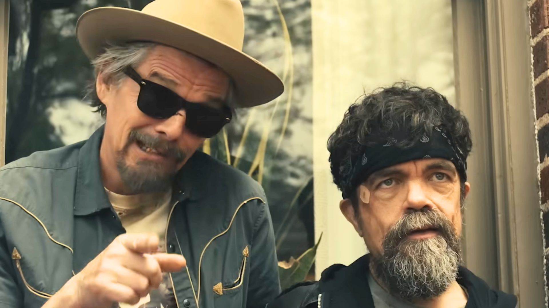 Ethan Hawke and Peter Dinklage in The Lowdown | Image via YouTube/FX Networks