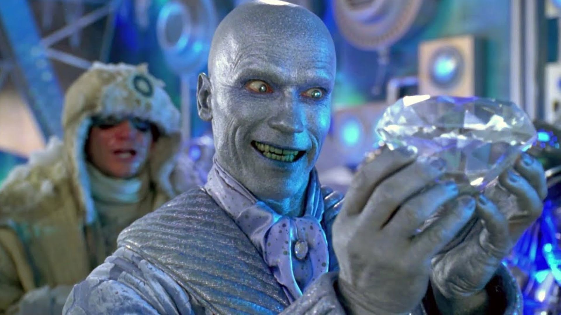 Arnold Schwarzenegger as Mr. Freeze in Batman &amp; Robin | Image via Prime Video