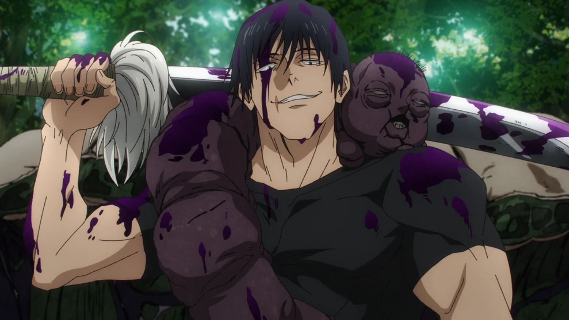 Toji in the middle of the battle (Image credit: MAPPA Studio)