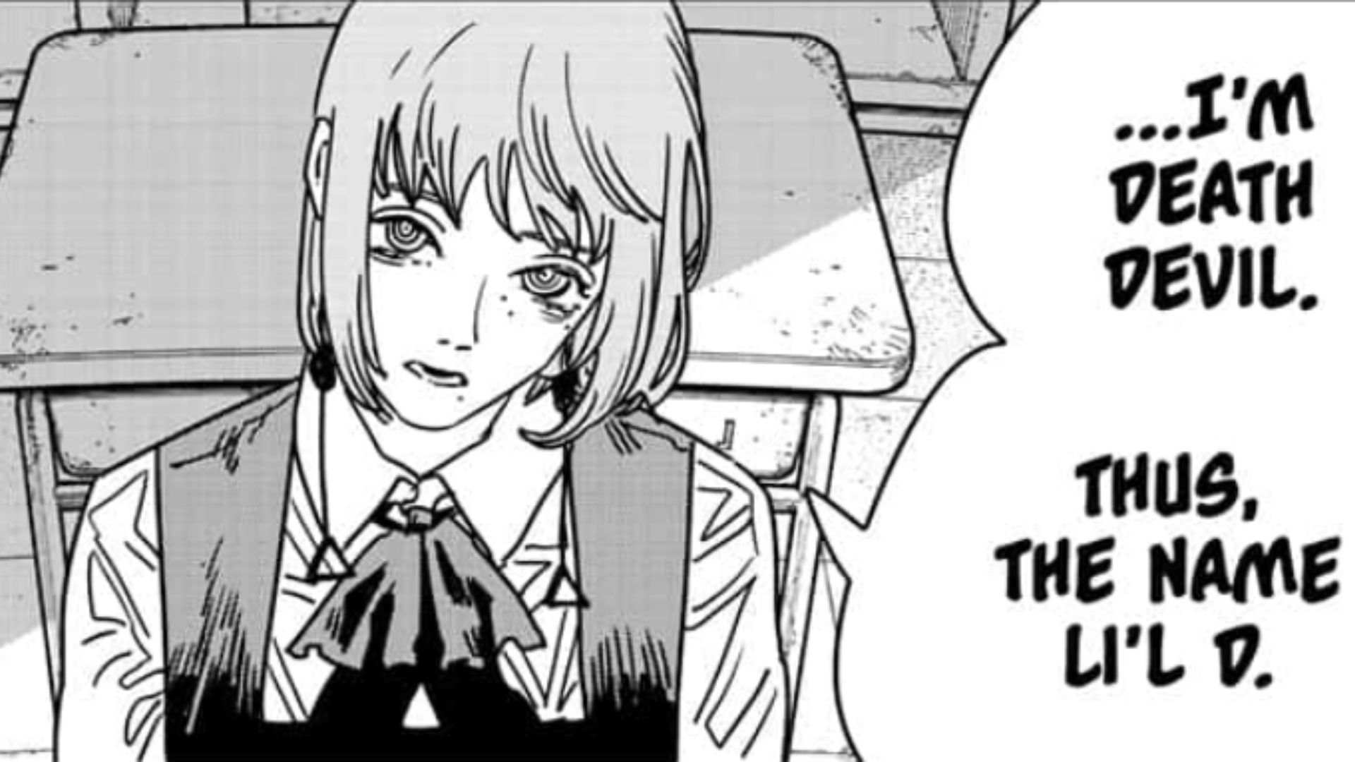 Death Devil&#039;s appearance in the manga (Image Source: VIZ)