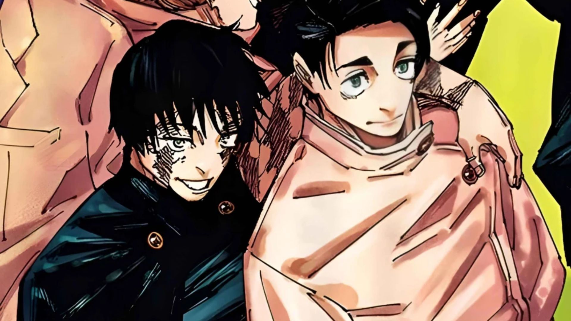 Yuta and Maki as seen in Jujutsu Kaisen