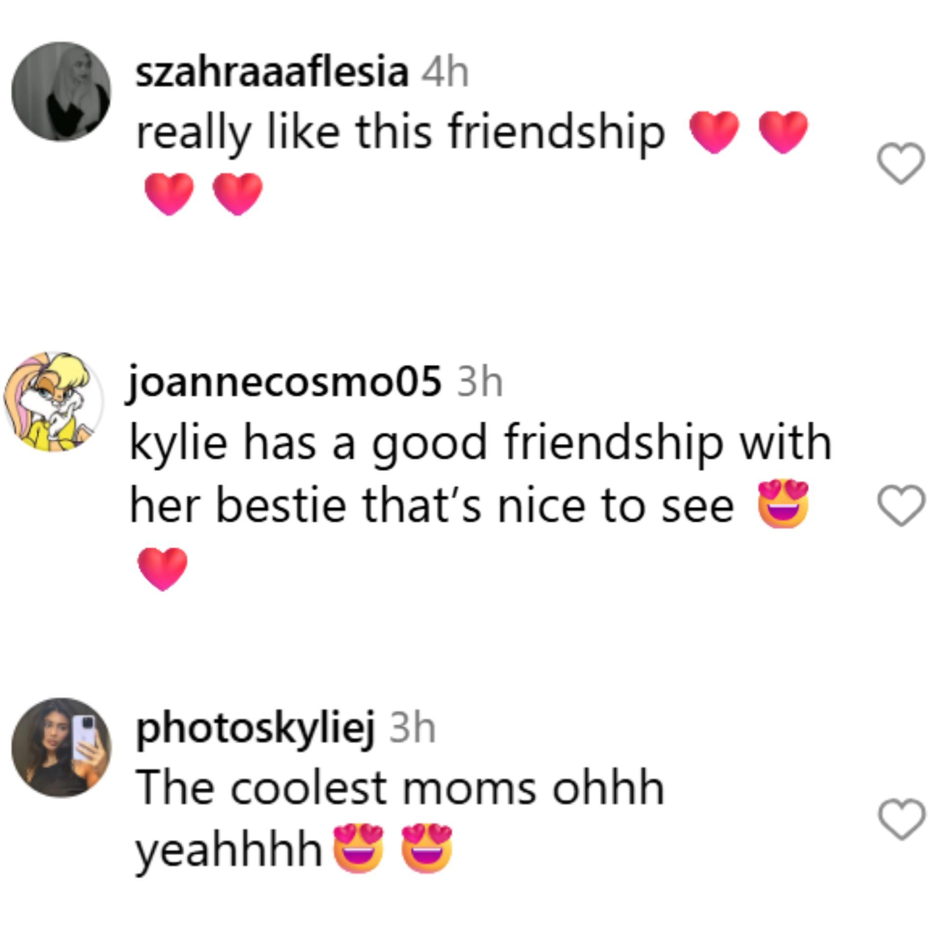 Fans react to Kylie and Hailey&#039;s IG reel. (Image via Instagram/@kyliejenner)
