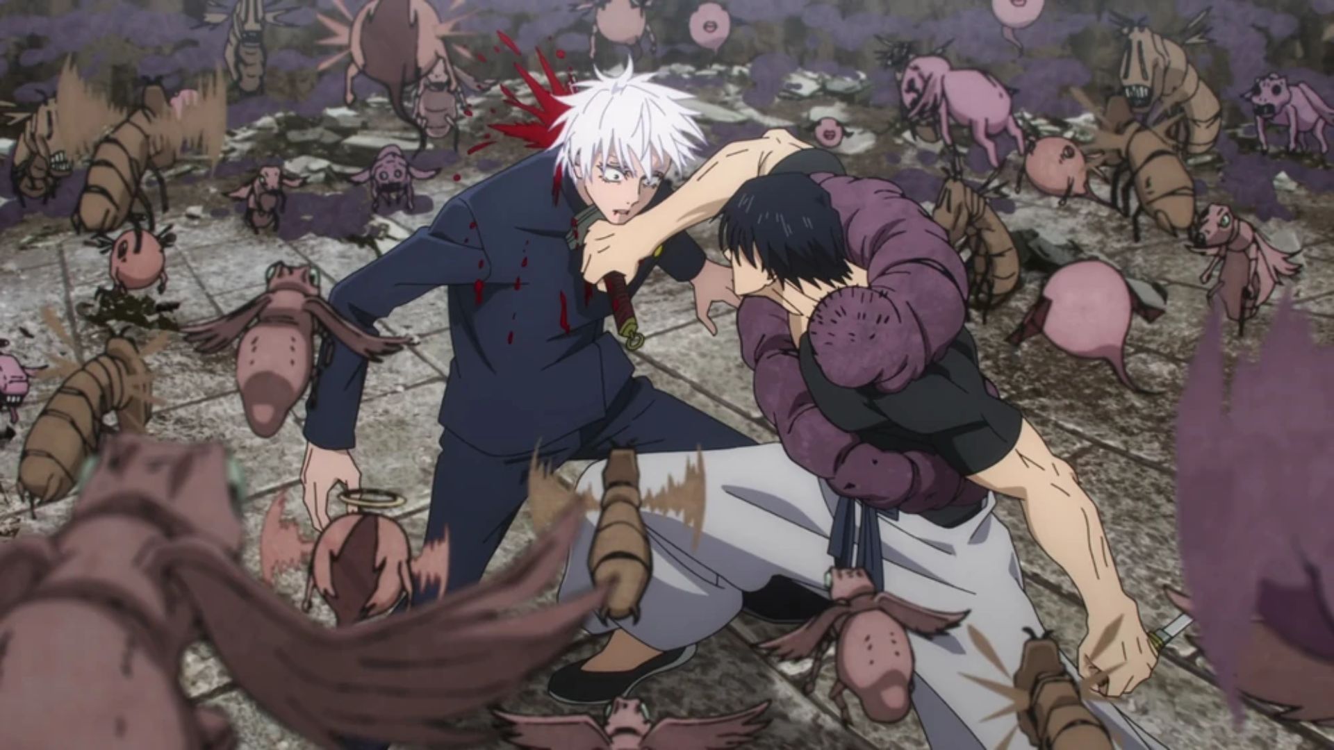 Gojo and Toji, as seen in anime (Image credit: MAPPA Studio)