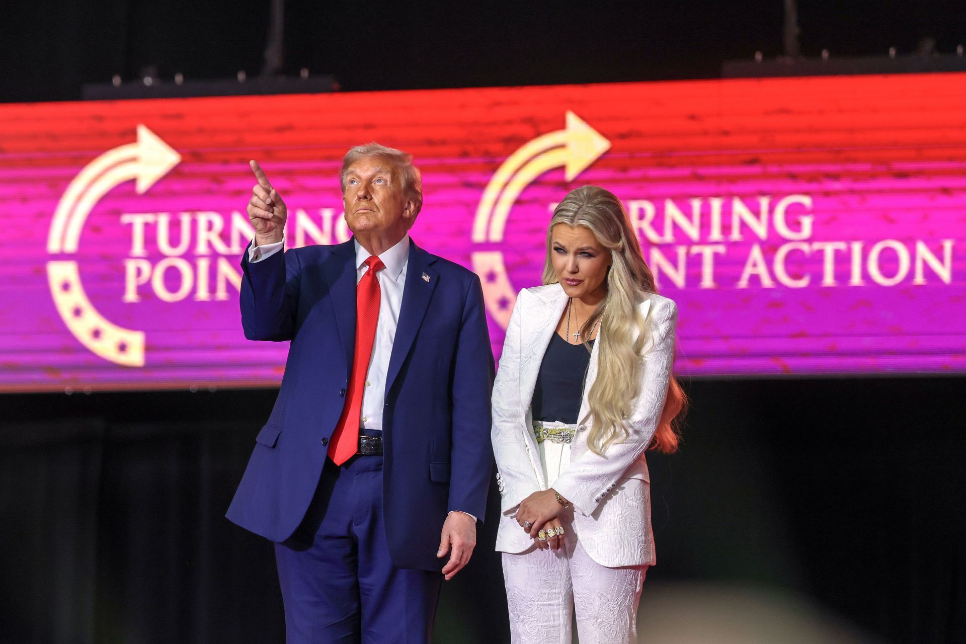 Memorial Service Held For Slain Conservative Activist Charlie Kirk At State Farm Stadium - Source: Getty