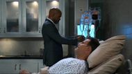 Curtis confronts Drew in his hospital room on General Hospital | Image: ABC