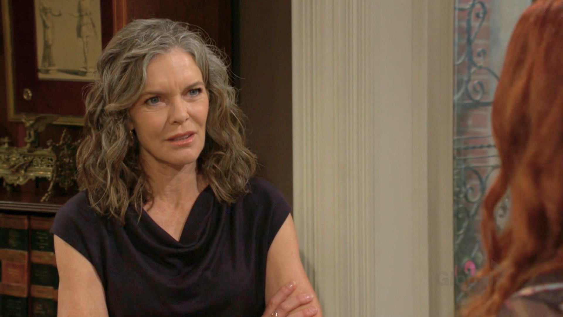 Y&amp;R&#039;s Diane questions Sally about Billy | Image: CBS