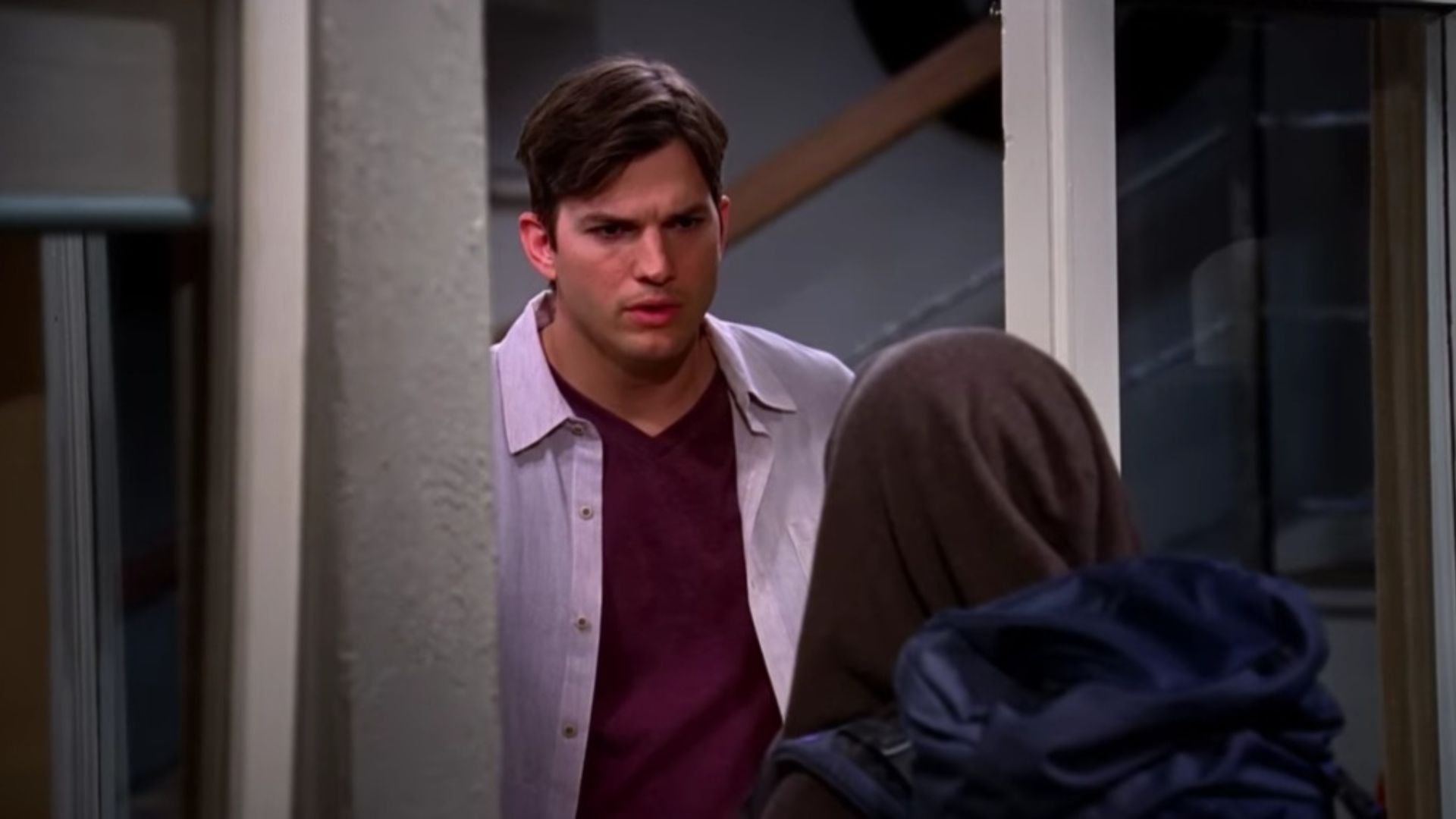 Ashton Kutcher as Walden Schmidt inTwo and a Half Men (Image Via YouTube/@Peacock)