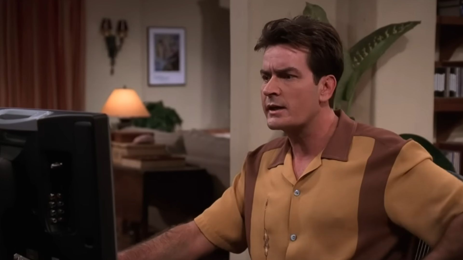 Charlie Harper on Two and a Half Men (Image Via: Peacock, YouTube)