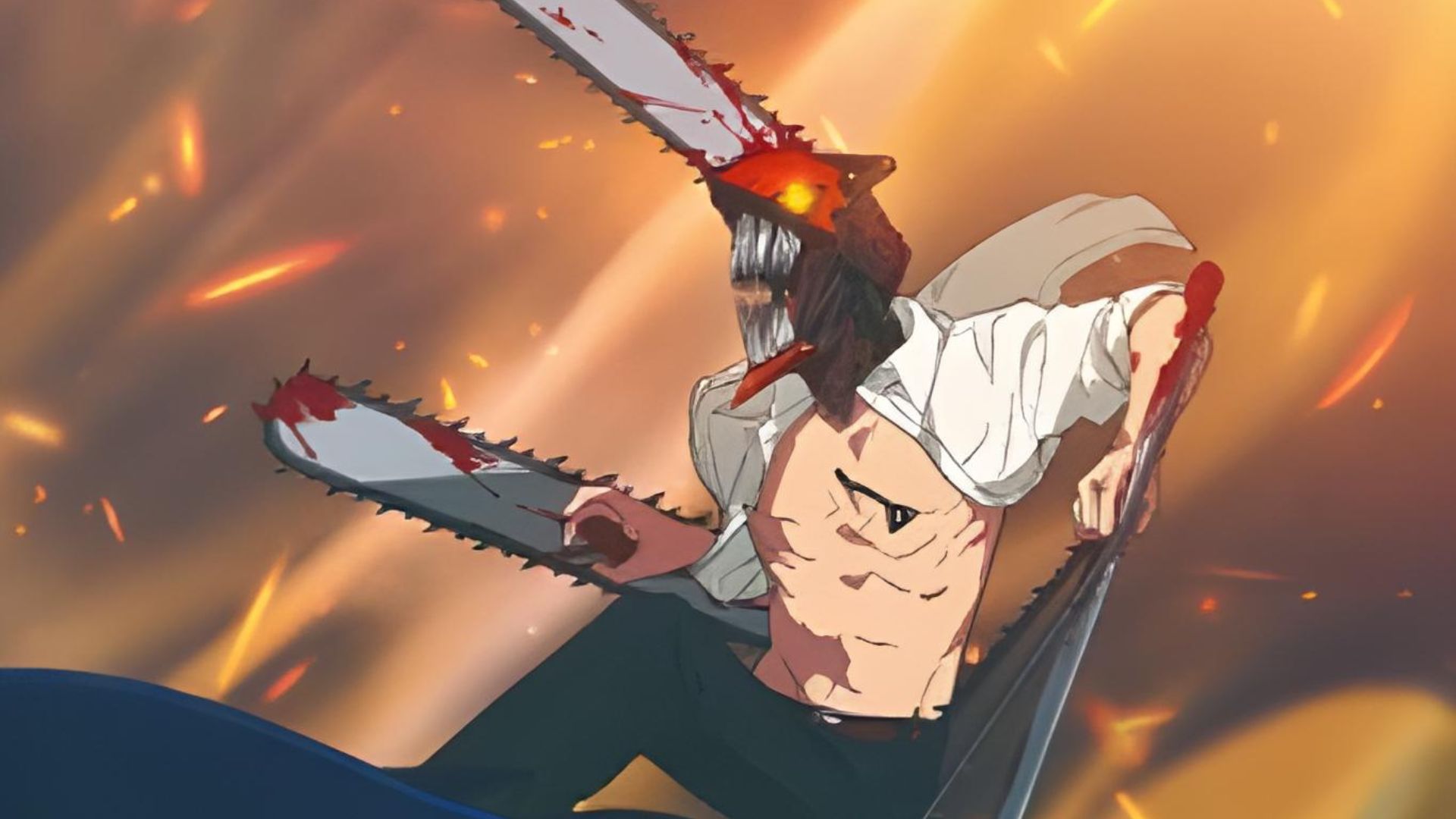 Key Visual with Chainsaw Man (Image Credit: MAPPA)