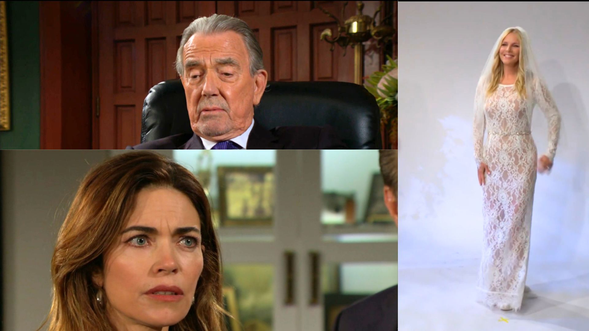 Victor (Eric Braeden) is ready for battle, Victoria (Ameila Heinle) got tough, and Cricket (Lauralee Bell) stepped into familiar territory on The Young and the Restless | Image: CBS