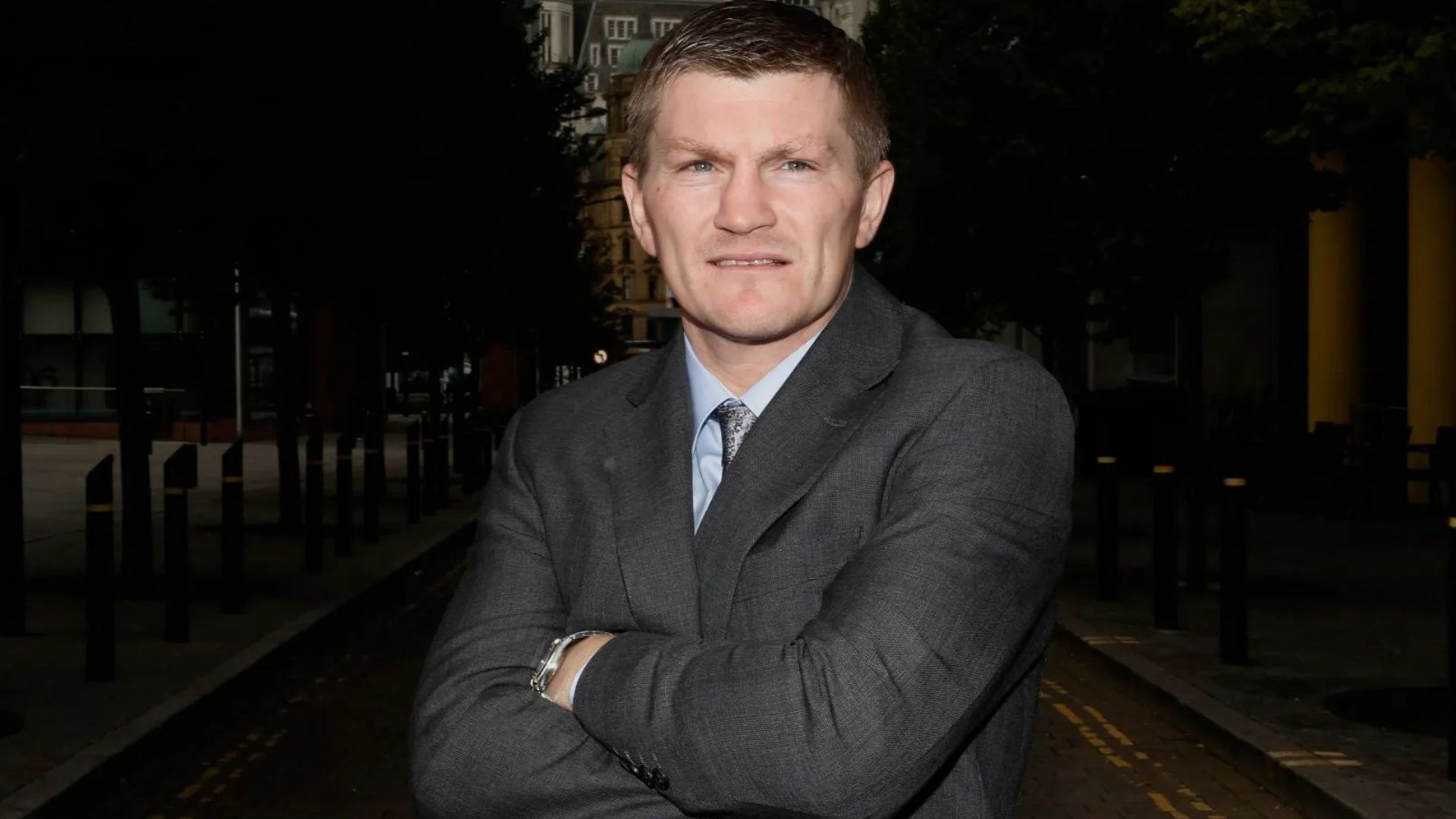 Ricky Hatton dies at 46. (Image via Getty)