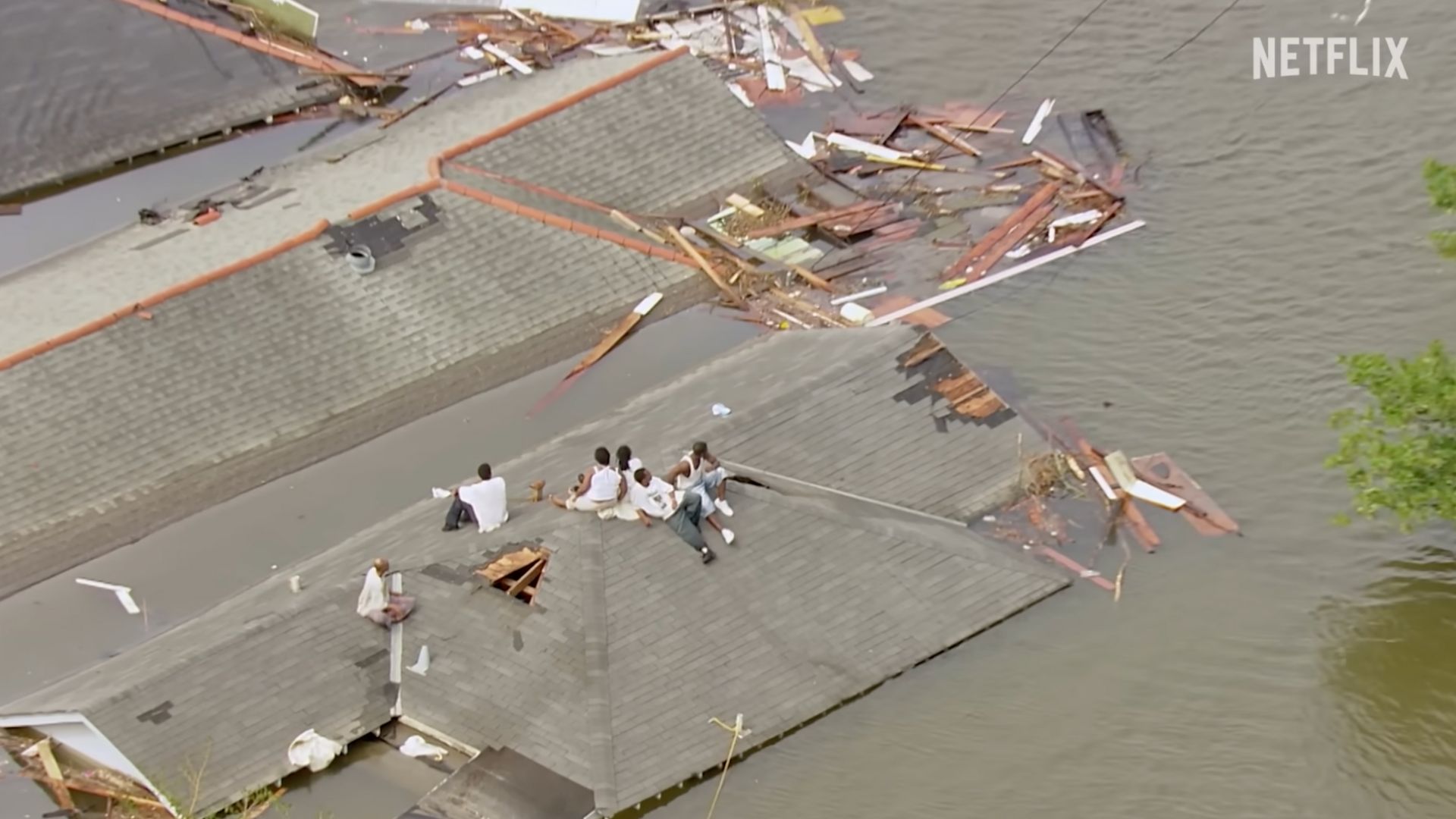 Katrina: Come Hell and High Water docu-series on Netflix (Image via YouTube/Netflix)