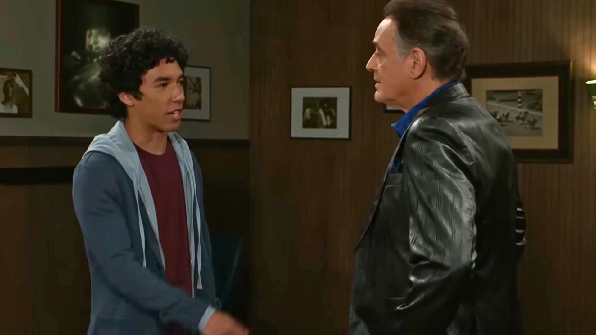 Beyond the Gates: Donnell McBride gives Joey a talking to | Image: CBS
