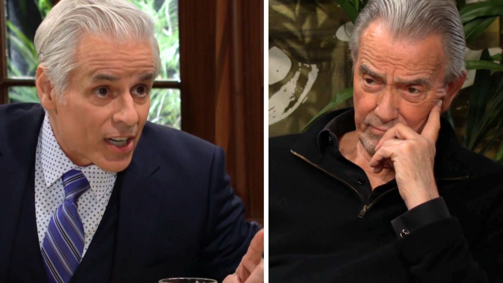 Michael (Christian LeBlanc) and Victor (Eric Braeden) could become friends again on The Young and the Restless | Image: CBS