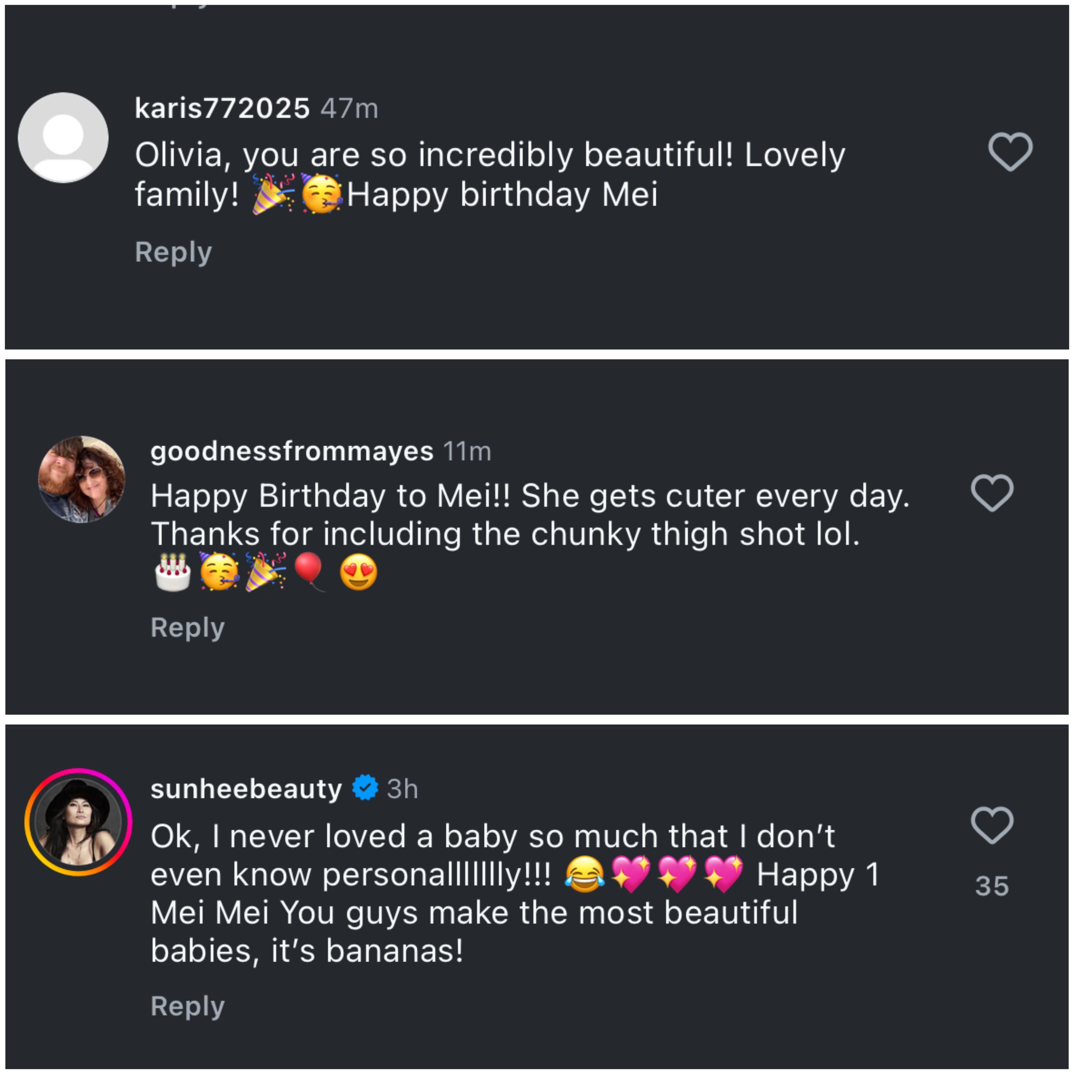 Olivia Munn&rsquo;s fans commented (Image via Instagram/@oliviamunn)