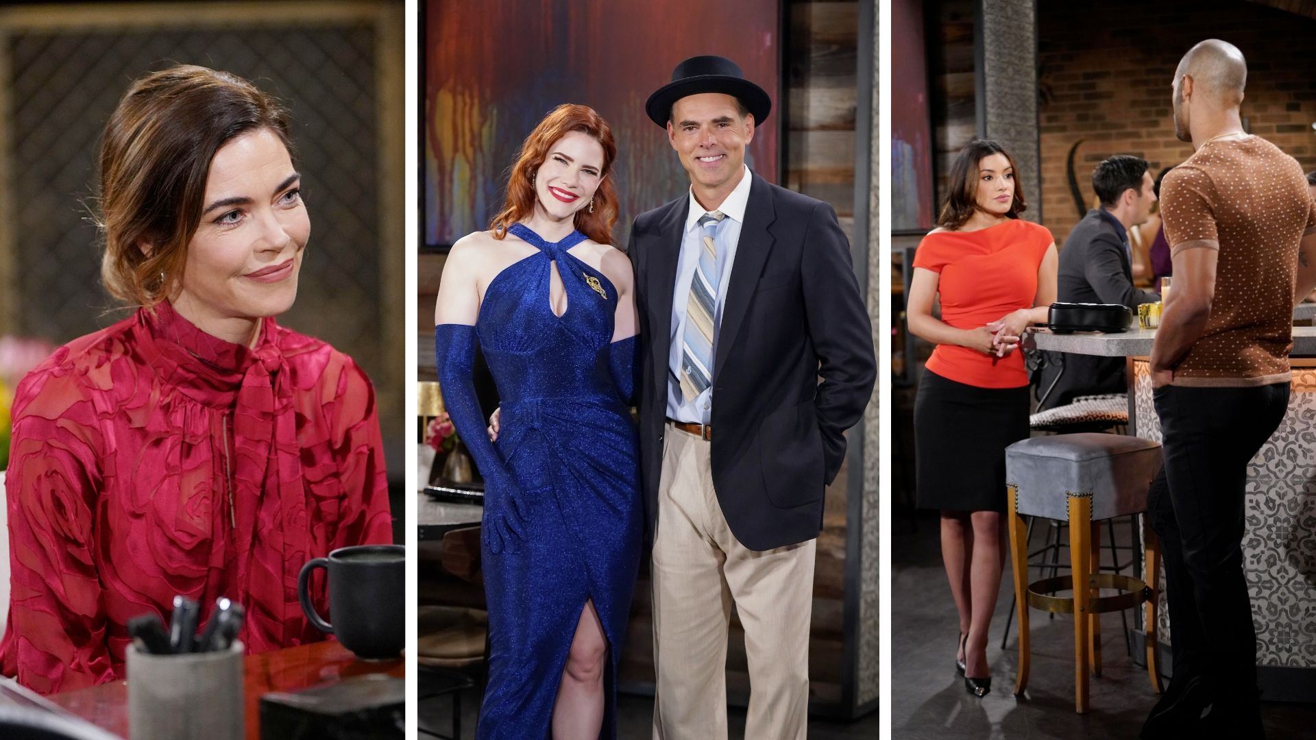Victoria, Sally, Billy, Audra, and Holden on The Young and the Restless | Image: JPI