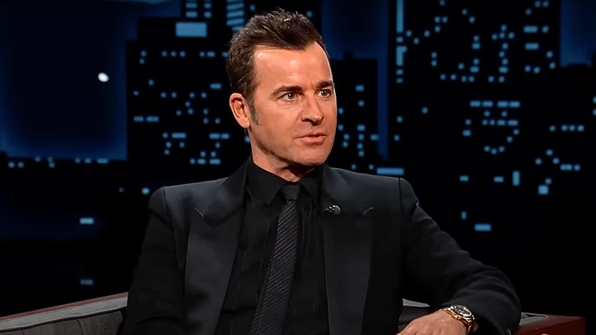 Justin Theroux to play Steve Wynn in Wild Things (Image via Jimmy Kimmel Live)