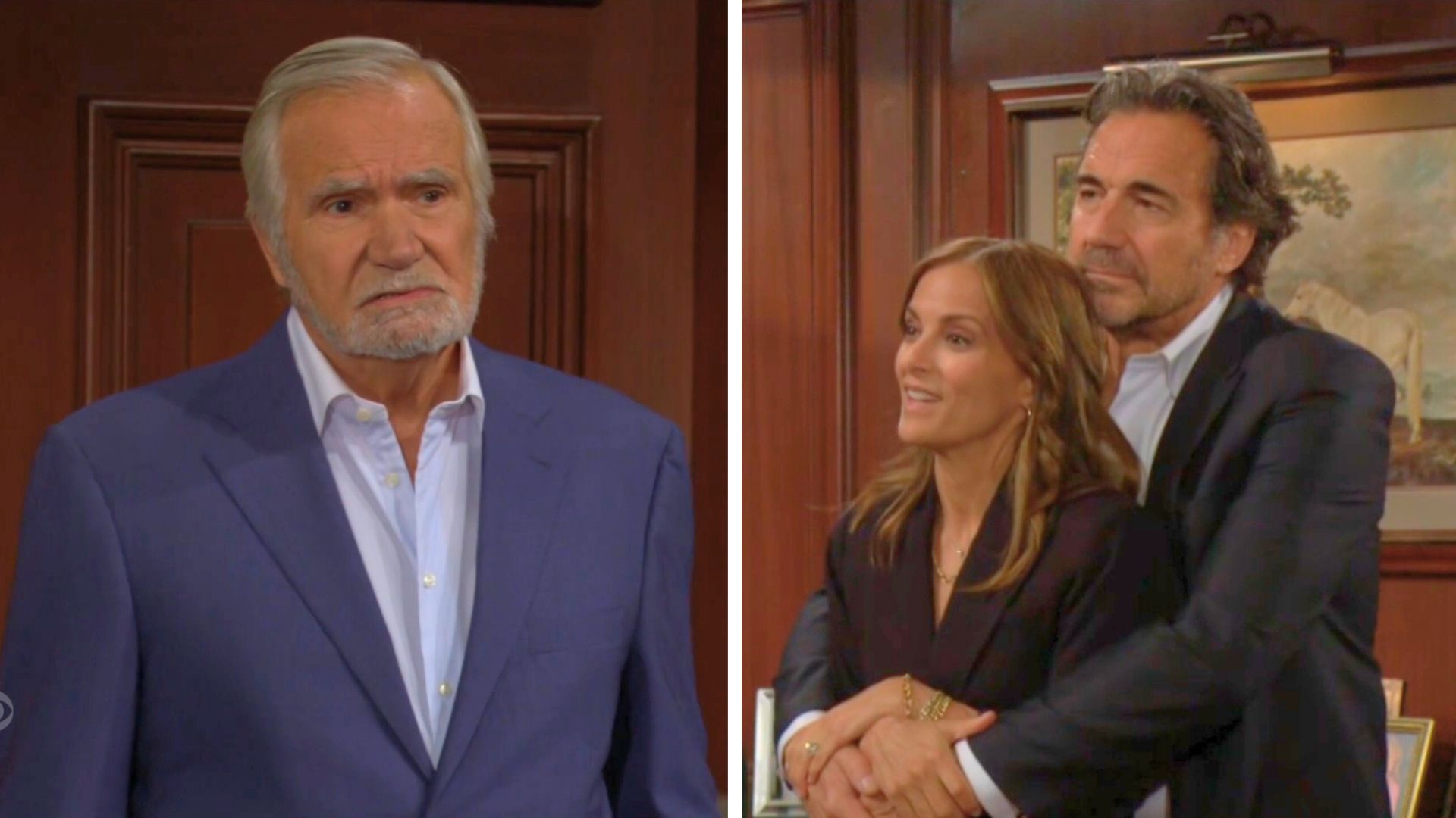 Eric hears about wedding date planning on The Bold and the Beautiful | Image: CBS