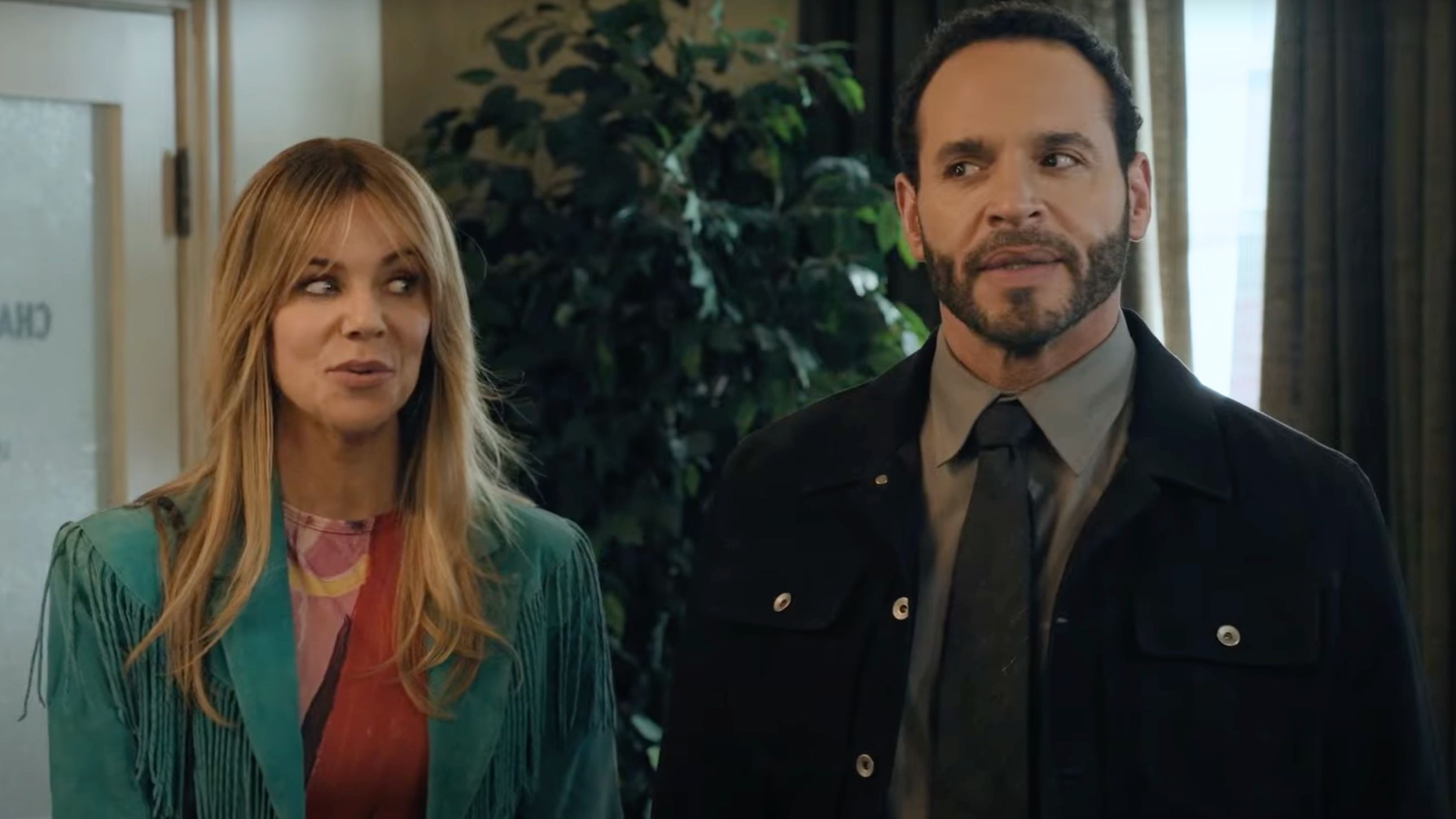Kaitlin Olson and Daniel Sunjata in High Potential (Image via YouTube/Disney Plus UK)