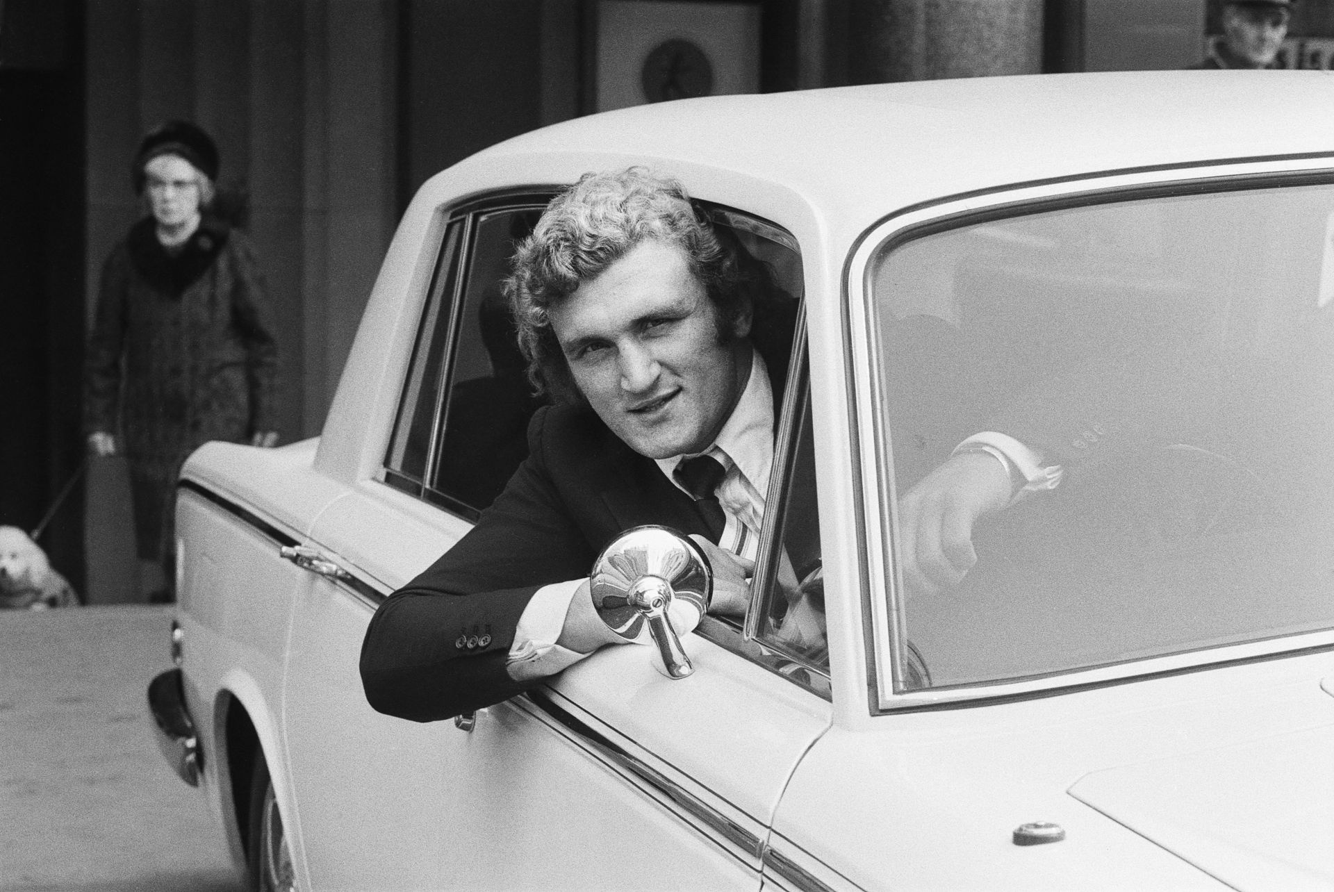European Heavyweight Boxing Champion Joe Bugner With New Rolls Royce, May 1973 - Source: Getty
