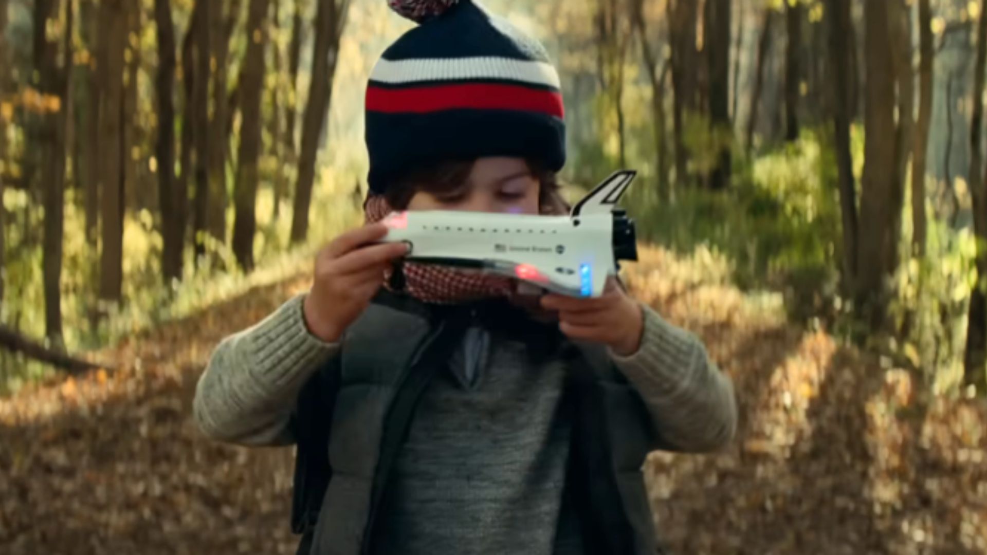 The child is making a sound in the film | Image via Paramount Pictures