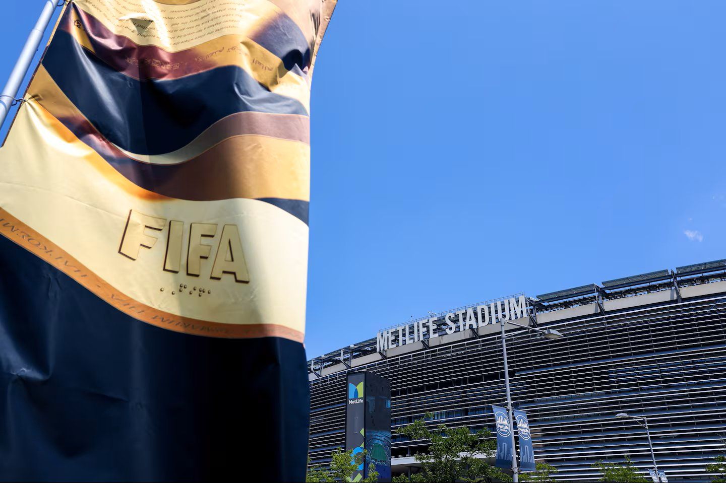 The MetLife Stadium gearing up for the FIFA World Cup 2026. (Image via X/@SBJ)