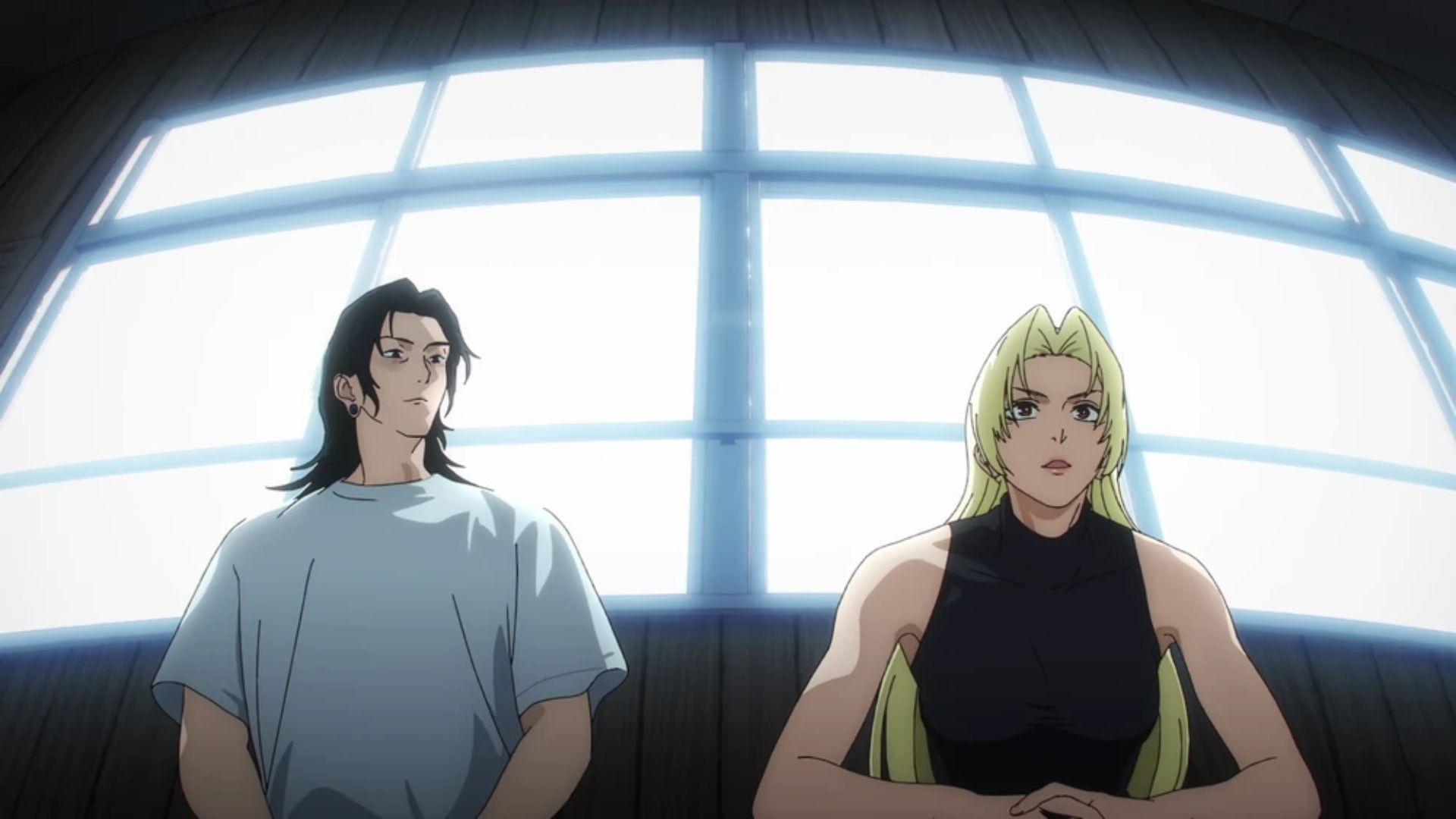 Yuki Tsukumo and Geto, as seen in anime (Image credit: MAPPA Studio)
