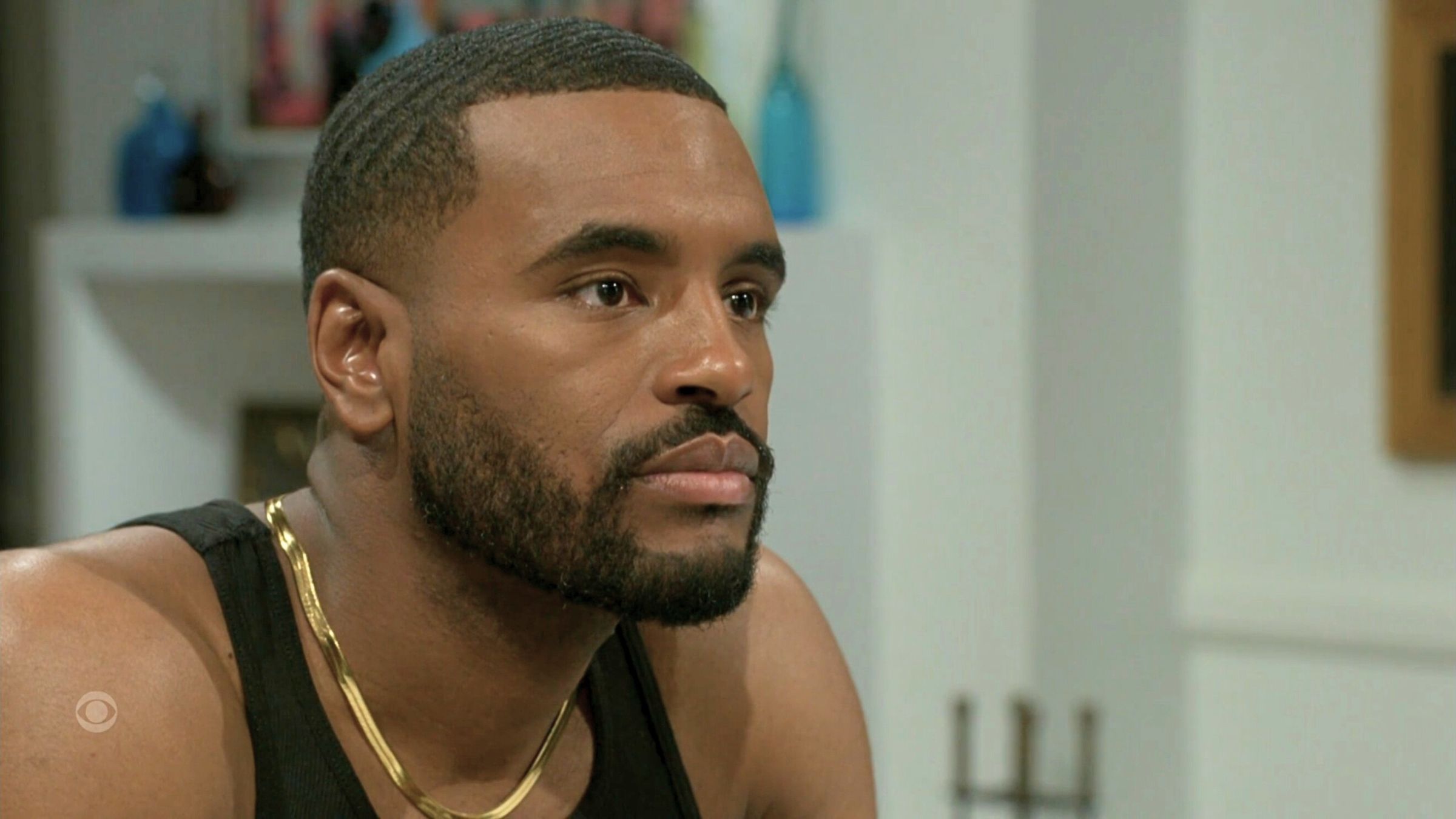 Beyond the Gates: Andre and Ted have a sit down to discuss affairs of the heart | Image: CBS