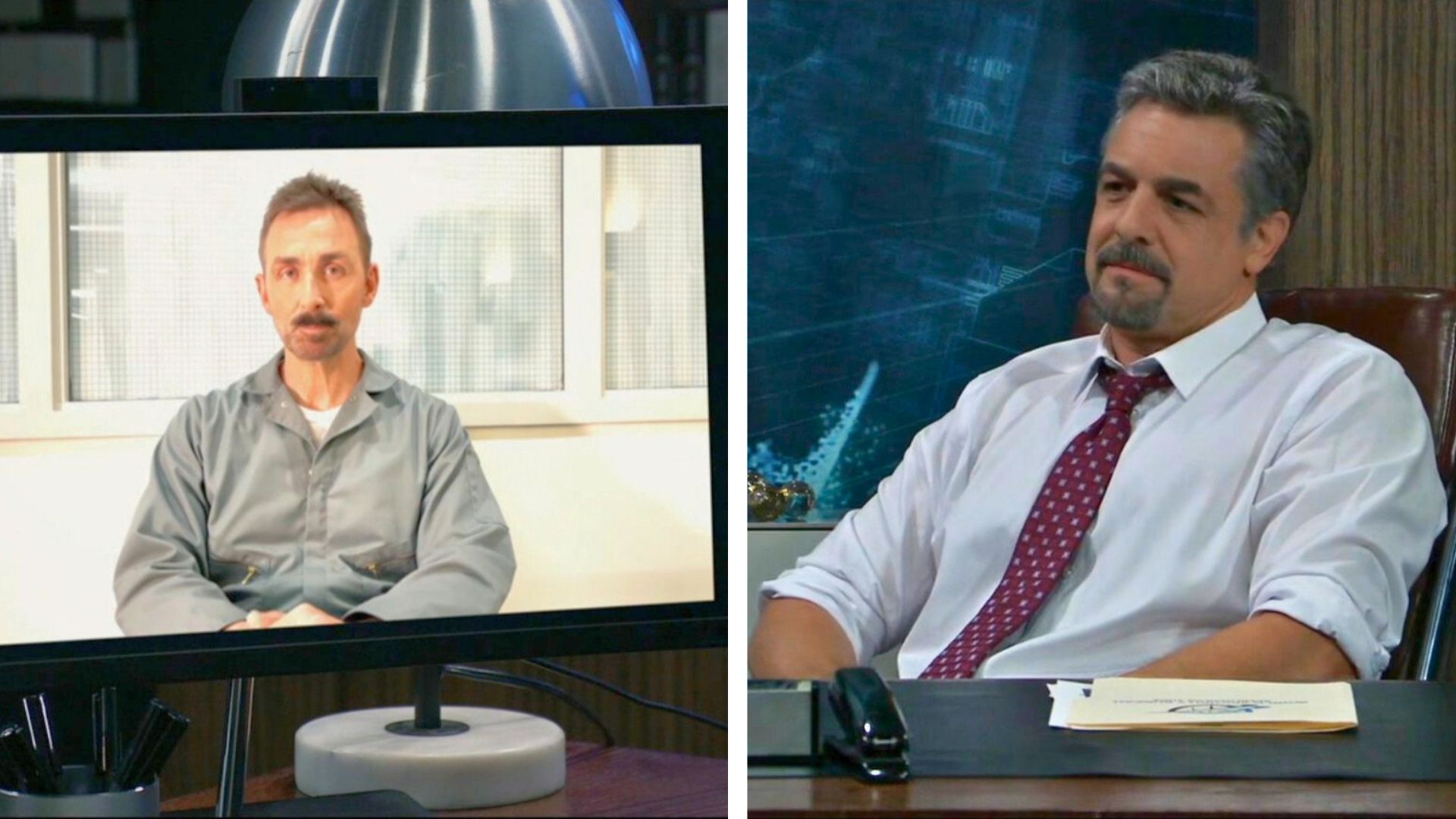 Brennan video chats with Valentin who is prison at Steinmauer prison on General Hospital | Image: ABC