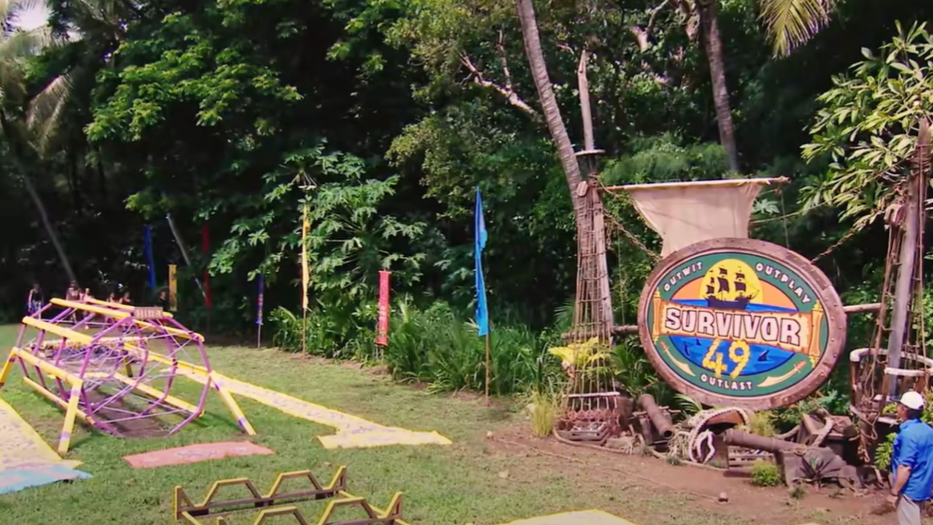 Survivor season 49 premiere paid tribute to Vince Costello. (Image via YouTube/ SurvivorOnCBS)