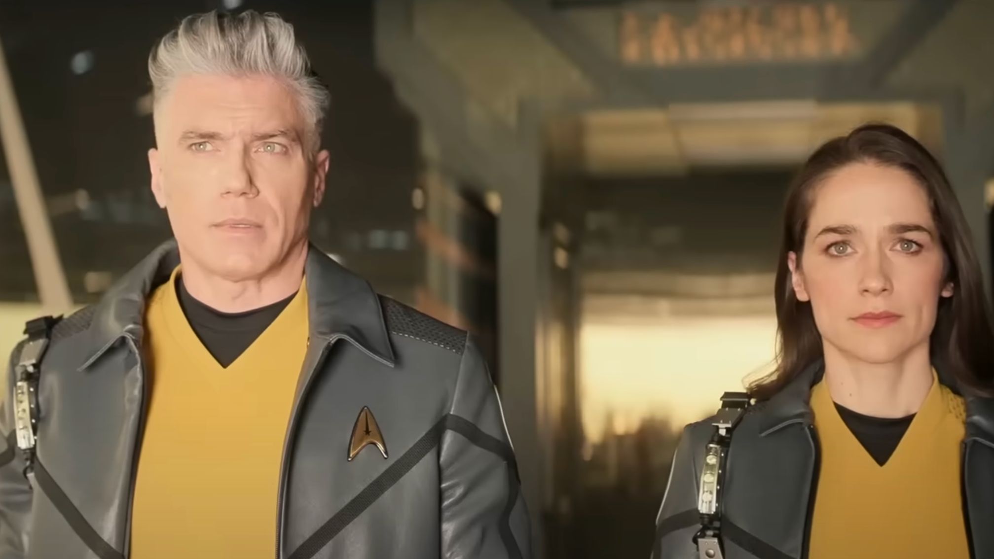 Melanie Scrofano and Anson Mount in Star Trek: Strange New Worlds (Image via YouTube/Paramount Plus)