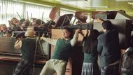 Classroom chaos scene in All of Us Are Dead | Image via Netflix