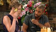 Claire and Holden had drinks together at Society on The Young and the Restless | Image: CBS