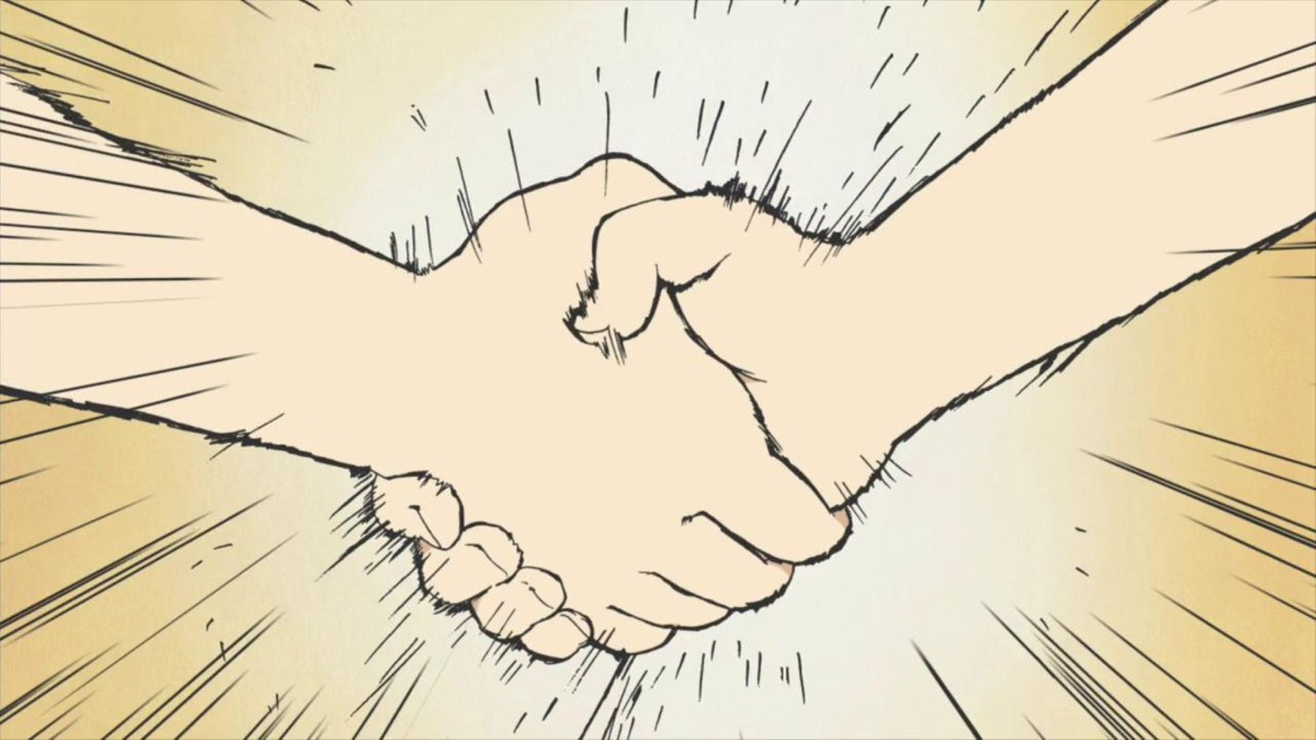 Shaking hands