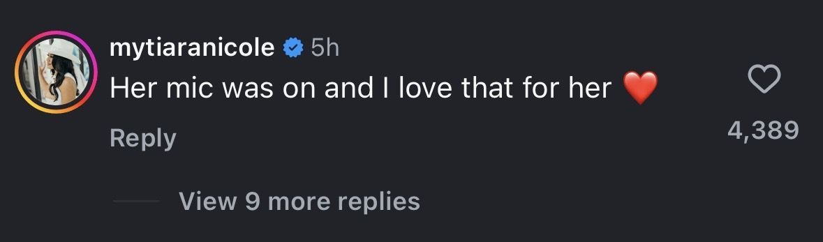The comment section under The Shade Room&#039;s post, where the South African singer stopped mid-performance to check up on a fan. (Image via Instagram/@theshaderoom.)