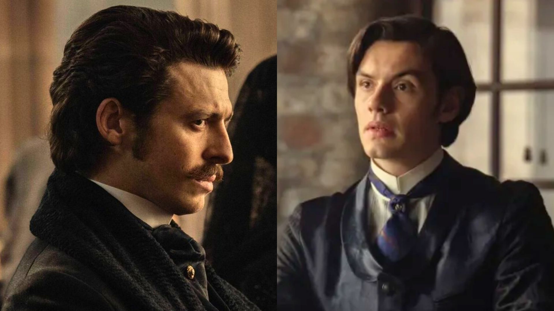 Anthony Boyle and Louis Partridge on House of Guinness (Image via Netflix)