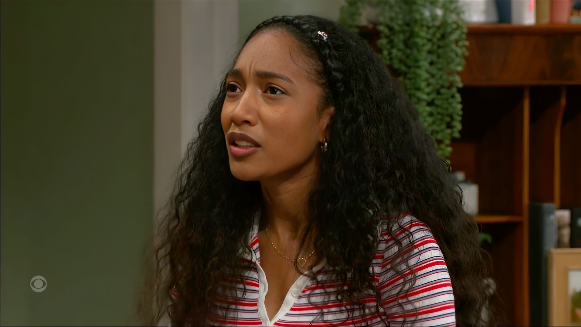 Samantha wanted to talk to her biological mom about biology on Beyond the Gates | Image: CBS