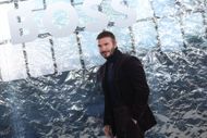 David Beckham at the Boss Spring/Summer 2026 show during Milan Fashion Week. (Image via Getty/Stefania D'Alessandro)