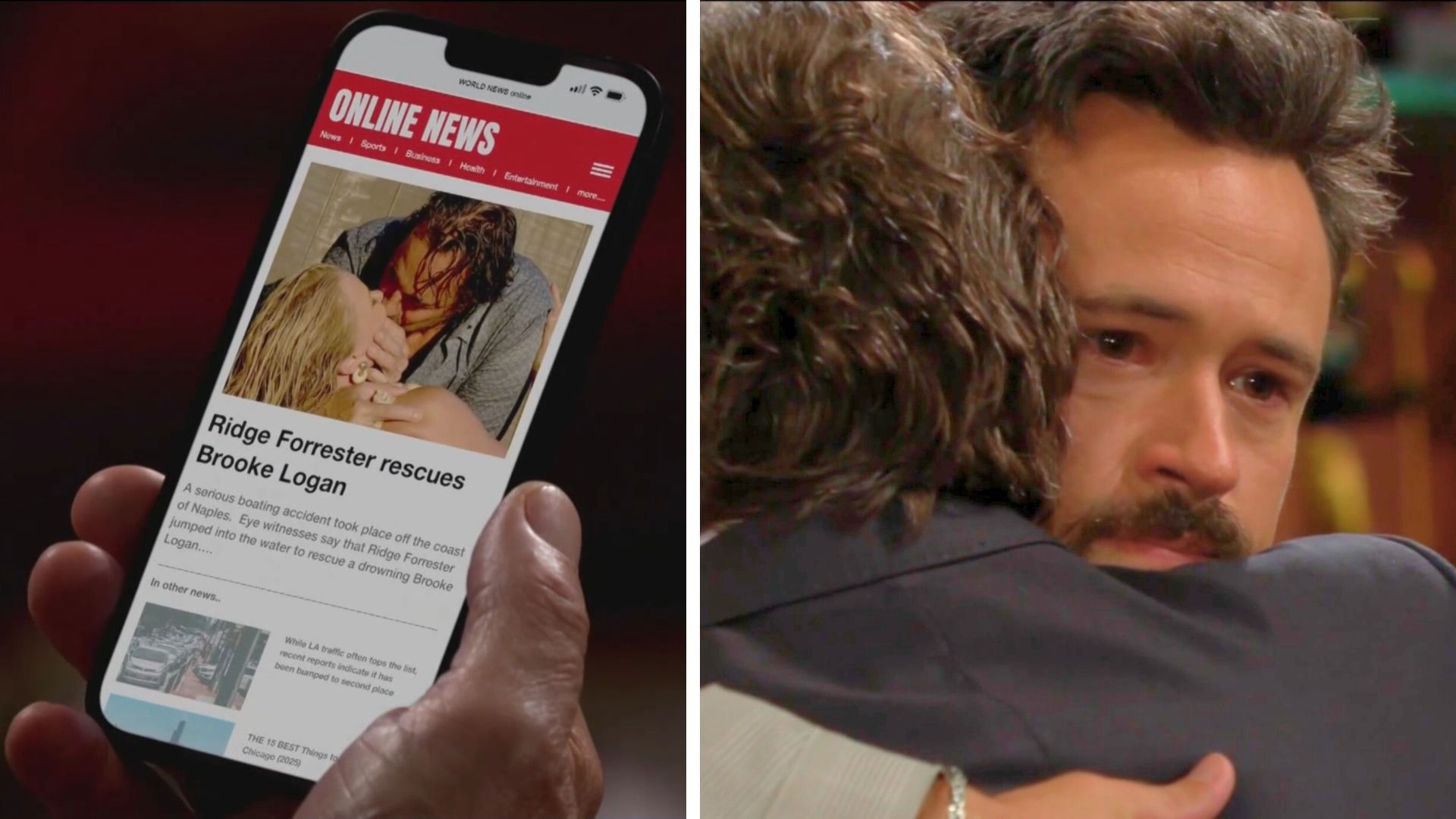Thomas begs his dad not to go back to Brooke on The Bold and the Beautiful | Image: CBS