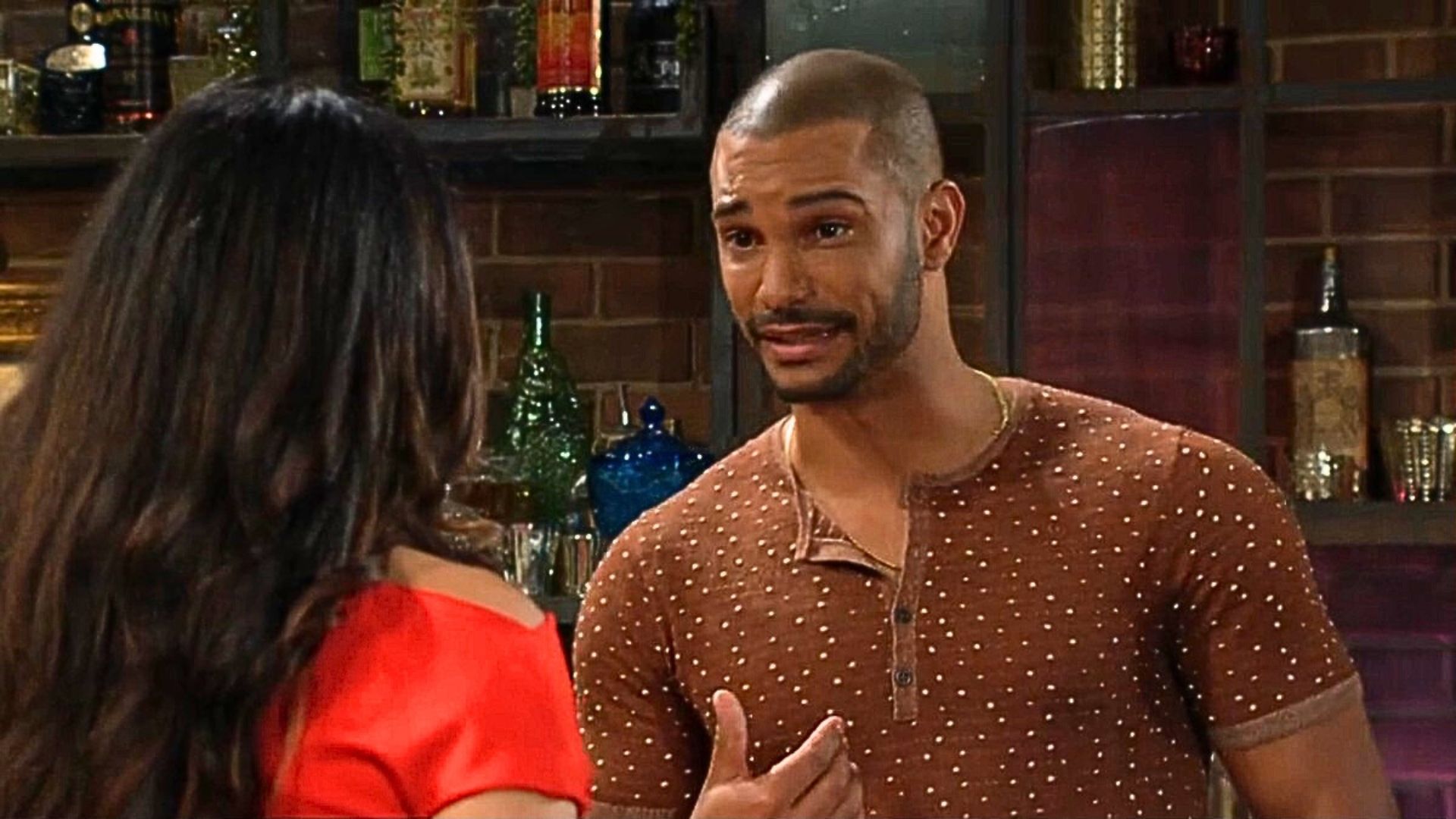 Zuleyka Silver and Nathan Owens as Audra and Holden on The Young and the Restless | Image: CBS