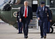 President Trump Departs White House For New York - Source: Getty